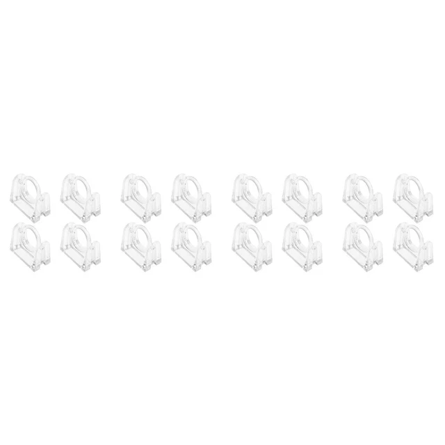 16 uds Home soporte de cortina soportes de varilla estantes soporte de cortina de ducha