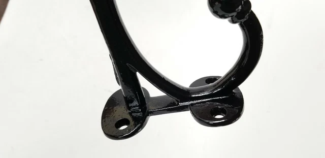 Vintage old rustic iron 6 1/2” Coat tack harness hook horse barn Farm Cabin 6