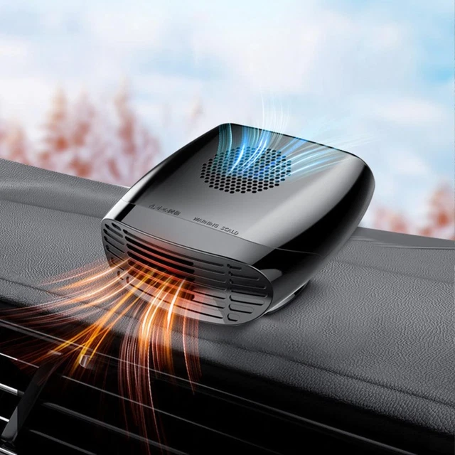 Auto Heizlüfter 360° Drehbar – Enteisung & Heizung Für Windschutzscheibe – Mit 2x USB, Für 18V Akku (ohne Batterie) – Ideal Für Auto & Outdoor