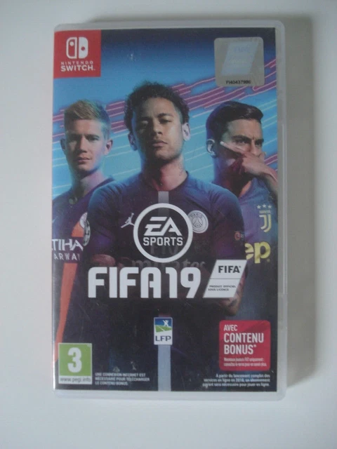 jeu Nintendo SWITCH FIFA19 avec boitier