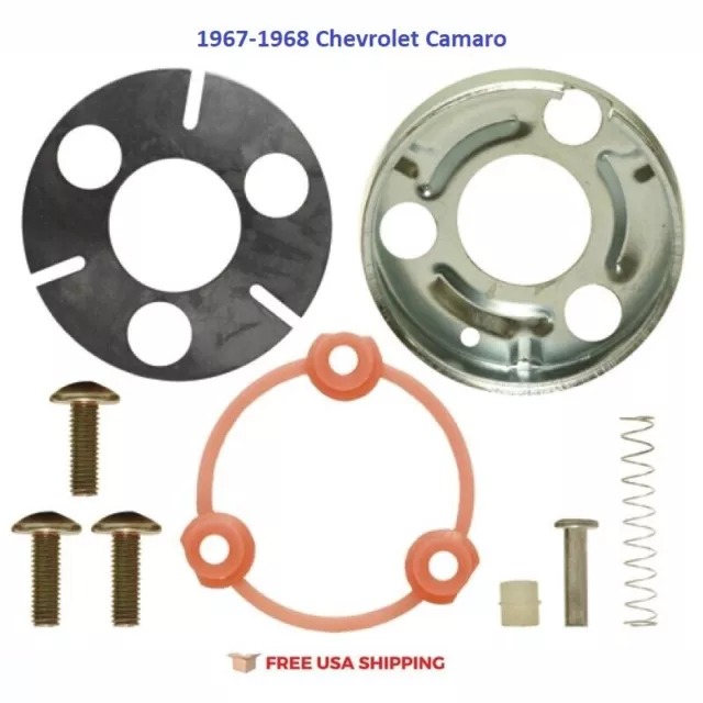Fits 1967-1987 Chevy Trucks Original Steering Wheel Horn Button Cap Retainer Kit