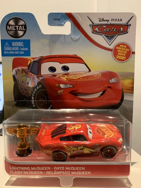 DISNEY PIXAR CARS Lightning McQueen with Piston Cup Official Disney ...