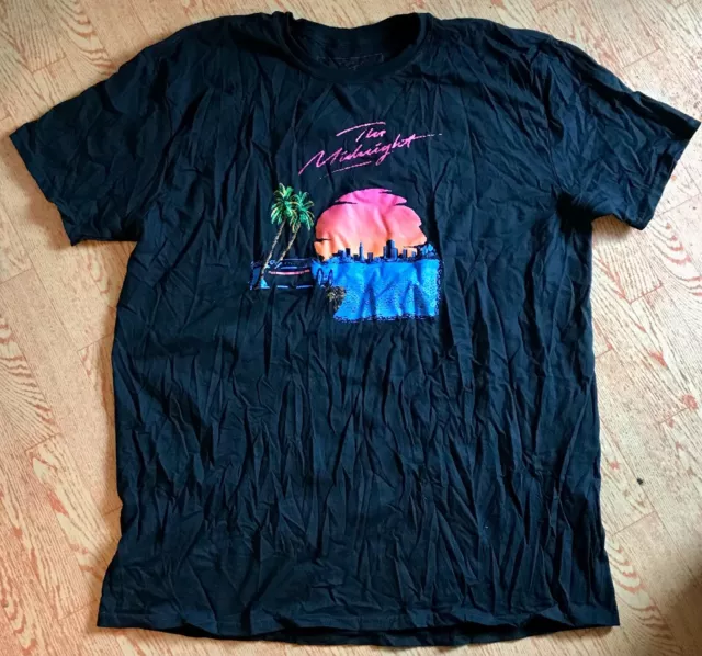 The Midnight Tour Shirt Europe 2019 Rar 2XL Retro Palme Auto Sunset Super Fan