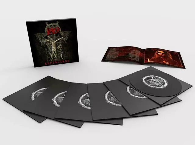 6 Disc Boxset Slayer Repentless LP Limited 6.66 Inch Black Vinyl Collectors NEW