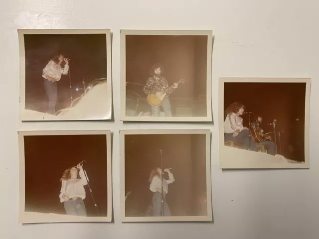 Original Photo Set Led Zeppelin Live In Concert: Adelaide, Australia 19 Feb 1972