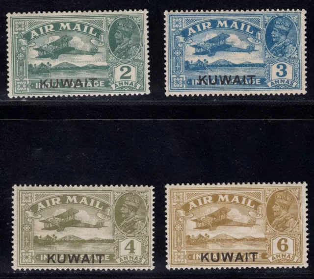 Momen: Kuwait Sg #31-34 1933 Mint Og H £180 Lot #67784*