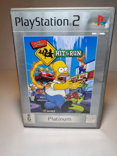 The Simpsons Hit & Run Playstation 2 - PS2 - No Manual - Tested