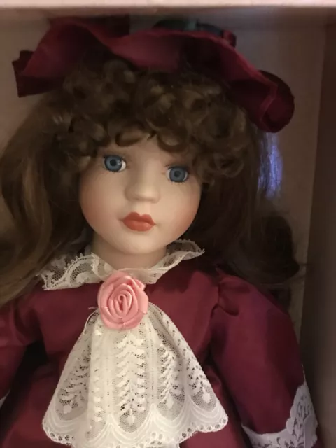 Victorian Treasures. Genuine Fine Bisque Porcelain  , Limited Edition. Doll