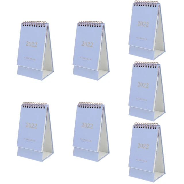 7 PC MINI 2022 Calendar Notepad Desk Desktop Tabletop Office Juicy