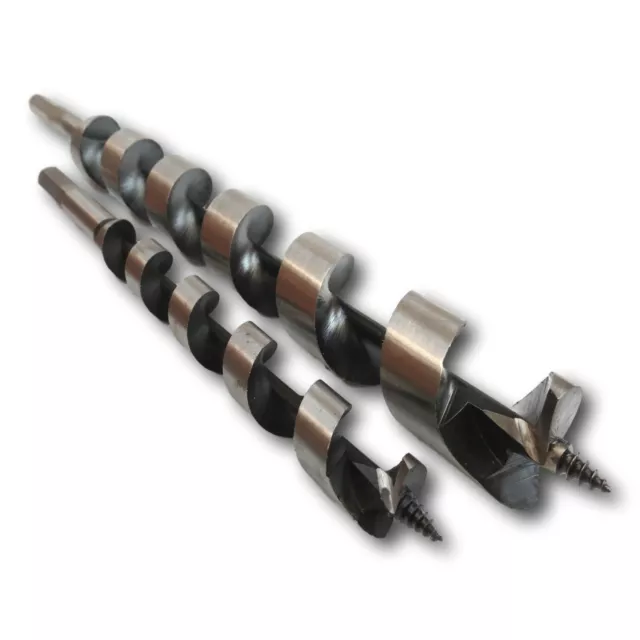 Auger Drill Bits Spiral Wood Drills Hole Cutters Furniture Drill High Quality UK