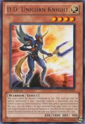 Yugioh! D.D. Unicorn Knight - DREV-EN011 - Rare - 1st Edition Near Mint, English
