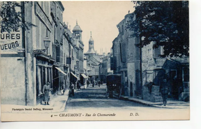 CHAUMONT - Haute Marne - CPA 52 - la rue de Chamarandes