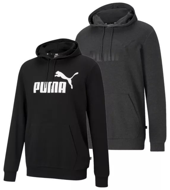 PUMA Herren Hoodie Kapuzenpullover ESS BIG LOGO schwarz grau M L XL XXL 586688