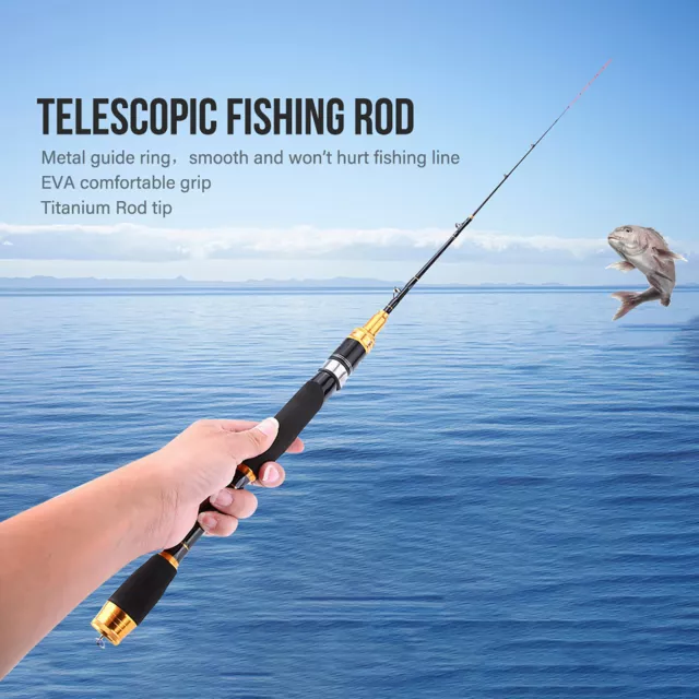 DUAL USE FISHING Rod Carbon Fiber Telescopic Rod for Light and Sea Fishing  $35.97 - PicClick AU