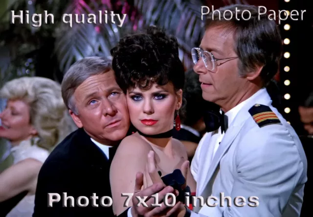 Delta Burke William Christopher Bernie Kopell LOVE BOAT PHOTO HQ 10x7 inches #01