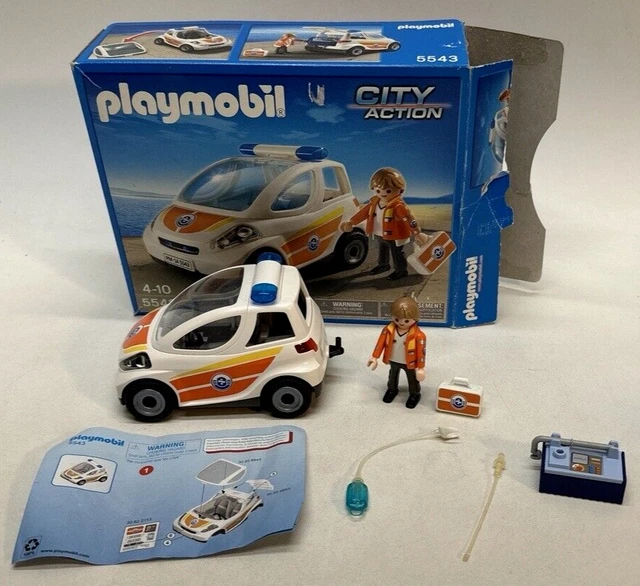 PLAYMOBIL 5543 VEHÍCULO de Emergencia Ciudad Figura de Acción Set