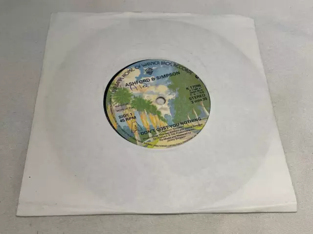 Ashford & Simpson - Don't Cost You Nothing - Vinyl Record 7" Single - 1978