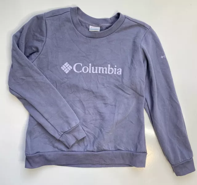 Columbia Sunridge Crew Light Purple Logo Sweatshirt / Women’s Size Medium