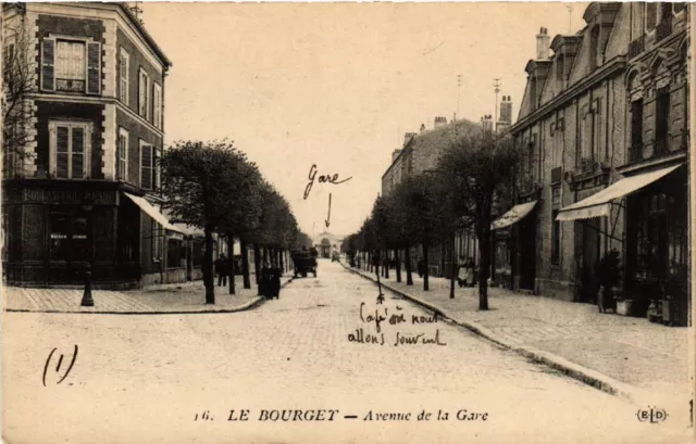 CPA Le BOURGET - Avenue de la Gare (519575)