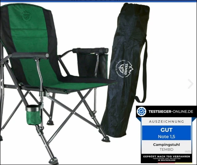 2 X NORTHCAMP North Camp Deluxe Stuhl Klappstuhl Campingstuhl bis 120Kg NEU  EUR 24,99 - PicClick DE