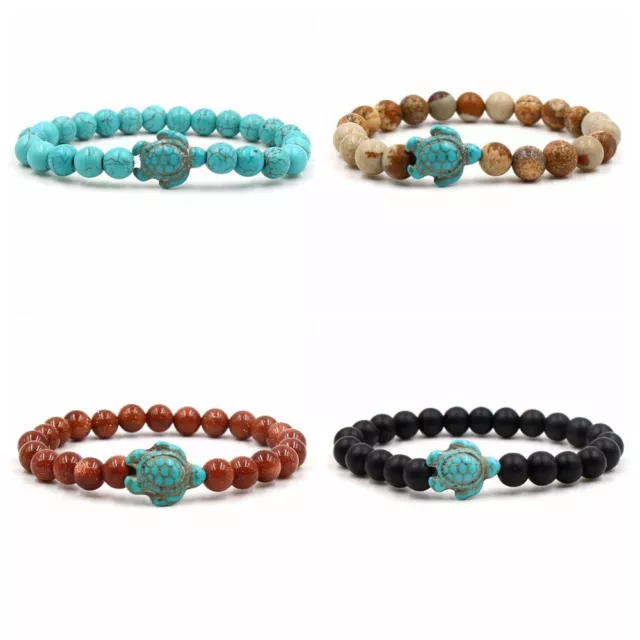 en pierre naturelle Bracelet oeil de tigre Bracelet Turquoise Bracelet Tortue,