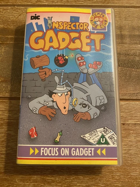 INSPECTOR GADGET FOCUS On Gadget VHS Video Retro Children’s 1991 Tested