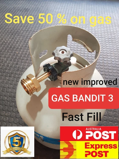 thumbnail image 2 of LPG Propane Red Bottle Bayonet Adaptor With Non-Return Valve – M22c3h8 – Campervan Caravan 2 of 5