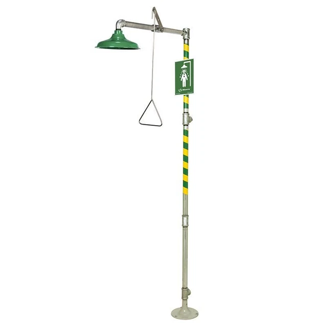 Haws 8100 Floor mounted drench shower - Silver
