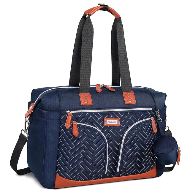 Kopduki Diaper Bag Tote, Diaper Bag with Changing Pad and Pacifier Case, Multifu