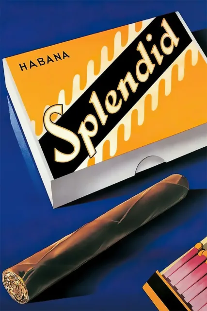 365501 SPLENDID HABANA Vintage Advertising Art Decor Wall Print Poster Plakat