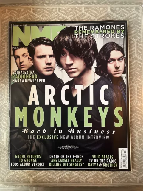 Arctic Monkeys NME Magazine April 2011 Alex Turner