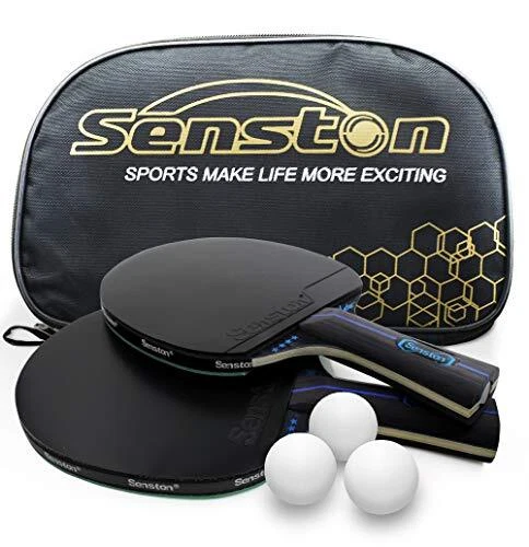 Senston Table Tennis Rackets with Balls Ping Pong Paddle Sets, Table Tennis Bats