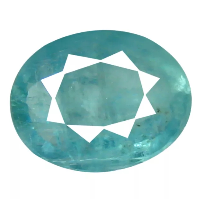 0.51 ct AAA Five-star Oval Shape (6 x 5 mm) Greenish Blue Grandidierite Gemstone