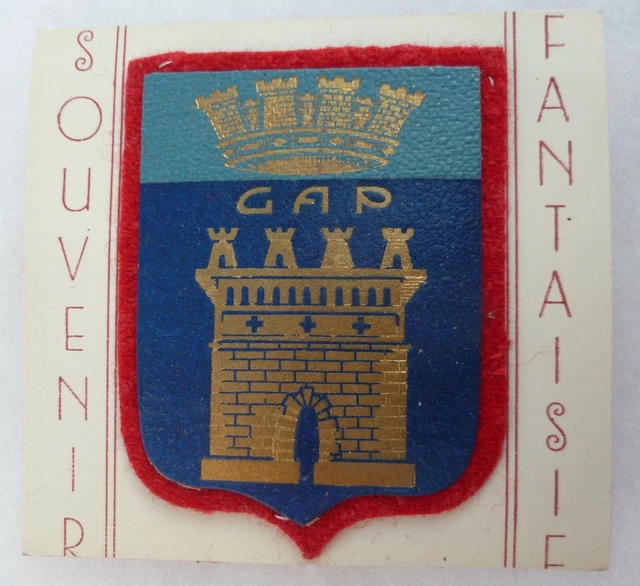Blason Ancien Provence – Insigne Patch écusson Imprimé Sur Carton, 1945, France