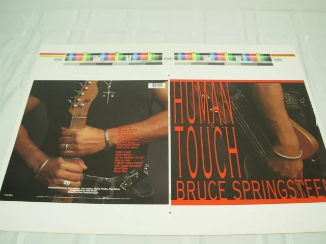 Bruce Springsteen 1992 ""Human Touch"" portada original del álbum a prueba de arte