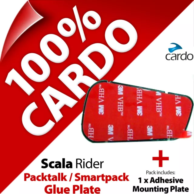 CARDO SCALA RIDER Replacement Spare Glue Plate for PackTalk Bold