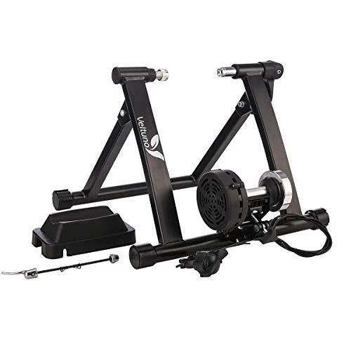 Magnetic Indoor Bike Trainer Stand w/8 Speed Level Wire Control