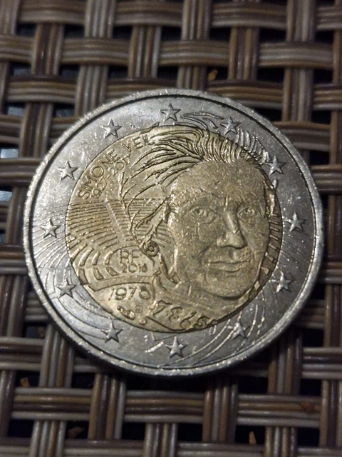 Pièce de 2 euros commémorative - Simone Veil 2018 - Rare