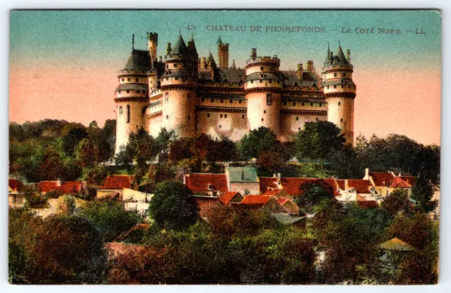 Pierrefonds Castle Château De Pierrefonds North Coast France Postcard N-1