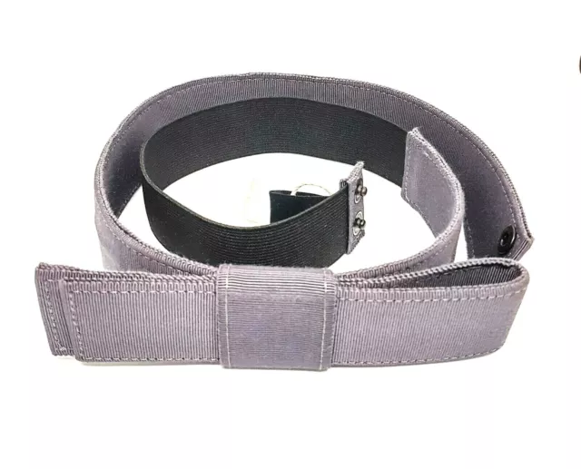 LANVIN gorgeous  silk waist belt with bow elastic back L NEW made in France $580