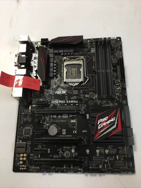 carte mère atx 1151 asus z170 pro gaming en panne