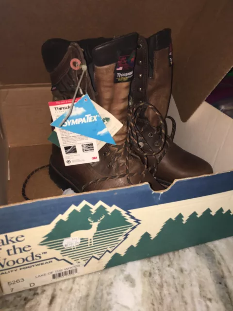 NWT Lake of the Woods  Work Boots w/ Thinsulate sz 7D