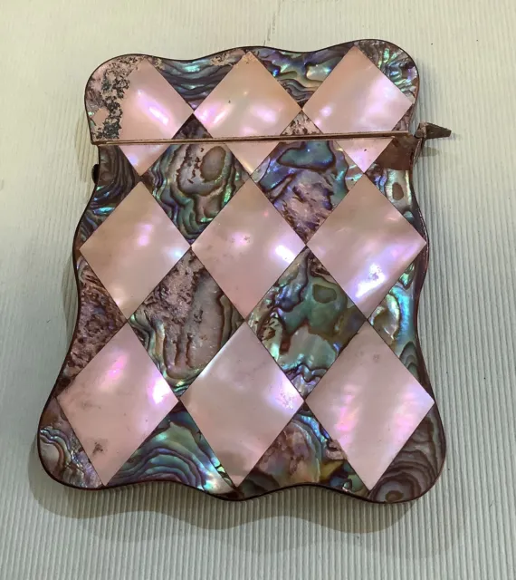 A Card Case That Needs Attention * Mother Of Pearl