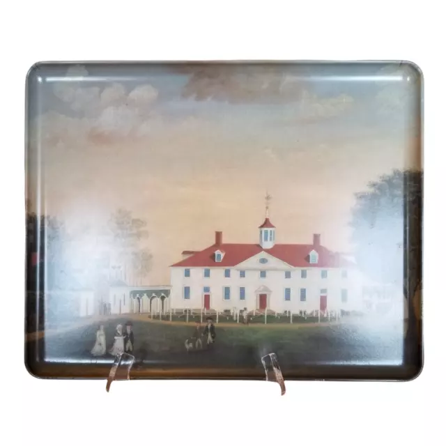 Mt Vernon Washington Home Serving Tray. Made In Italy