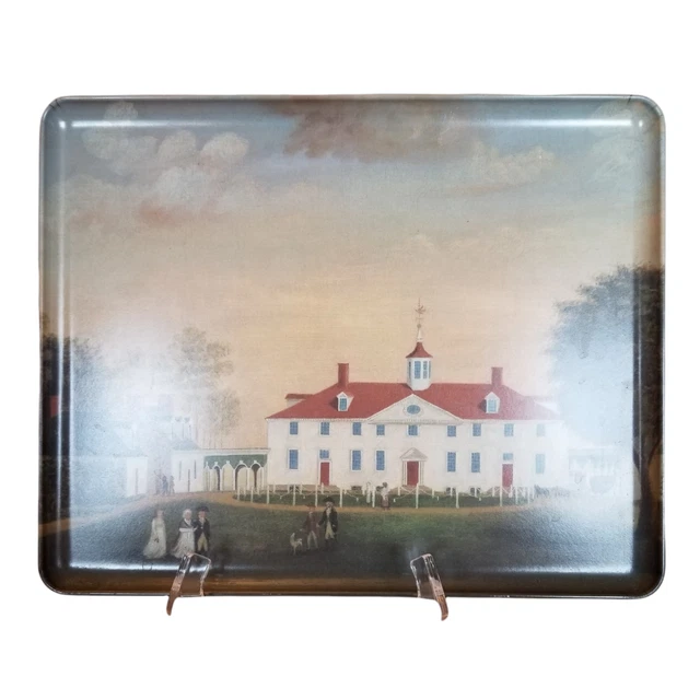 Mt Vernon Washington Home Serving Tray. Made In Italy