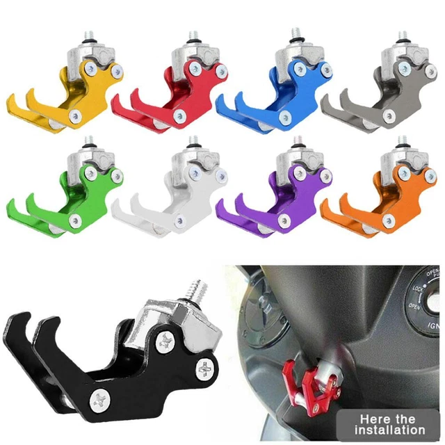 Borsa casco moto CNC lega di alluminio borsa supporto appendiabiti artiglio aquila gancio A0