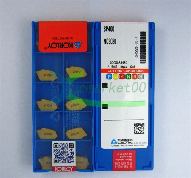 10pcs/lot Korloy SP400 NC3030 CNC Carbide Insert NEW