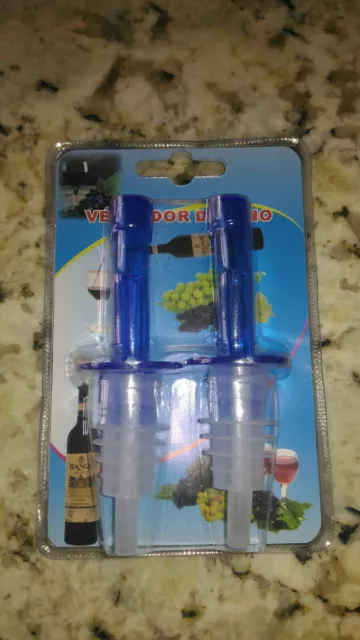 Juego de 2 tapones escanciadores para vino sidra y otros