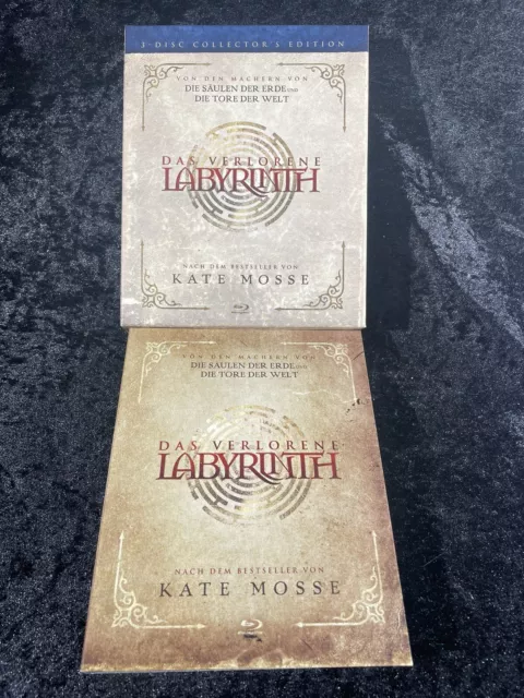 DAS VERLORENE LABYRINTH Limited 3-Disc Blu-Ray Digipack Box Set Kate Mosse IF64