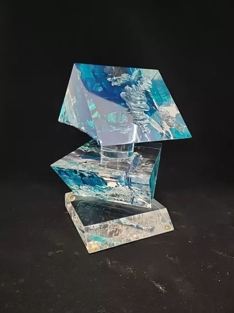 R. Garrett lucite sculpture